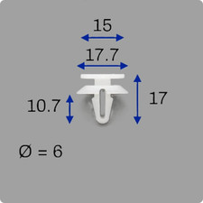 FIT TOYOTA 10x Front Door Card